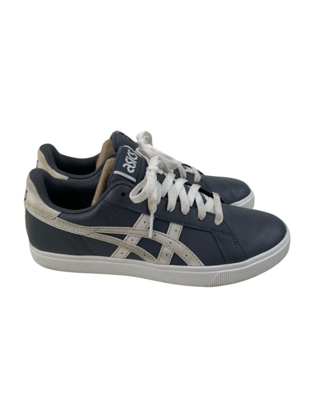 Asics Dark Gray Classic CT Sneakers Shoes Leather 1192 A 222 Womens Size 8 - Picture 2 of 11